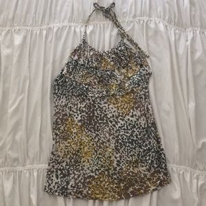 Banana Republic Sz M Multicolored  Halter Top